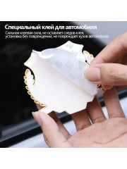 Металлическая эмблема на автомобиль "CHEVROLET" самоклеящаяся